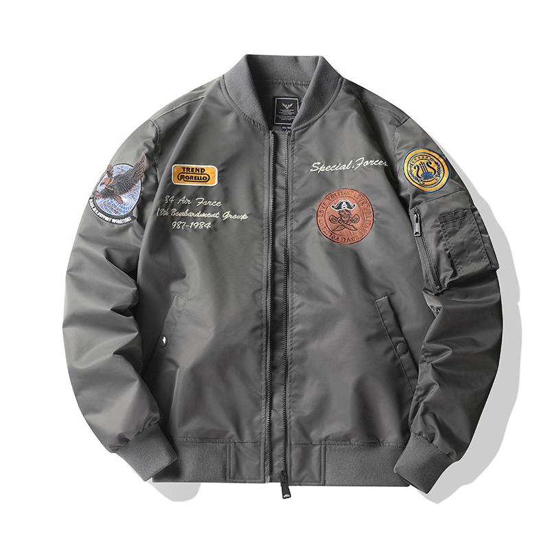 ホームアイホーム 中綿コート ミリタリージャケット MA-1 メンズ 二