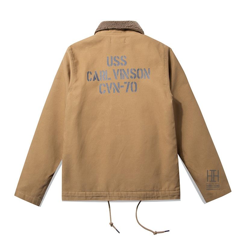 ベージュ N-1 ミリタリージャケット M ホームアイホーム N-1 デッキジャケット ミリタリージャケット メンズ