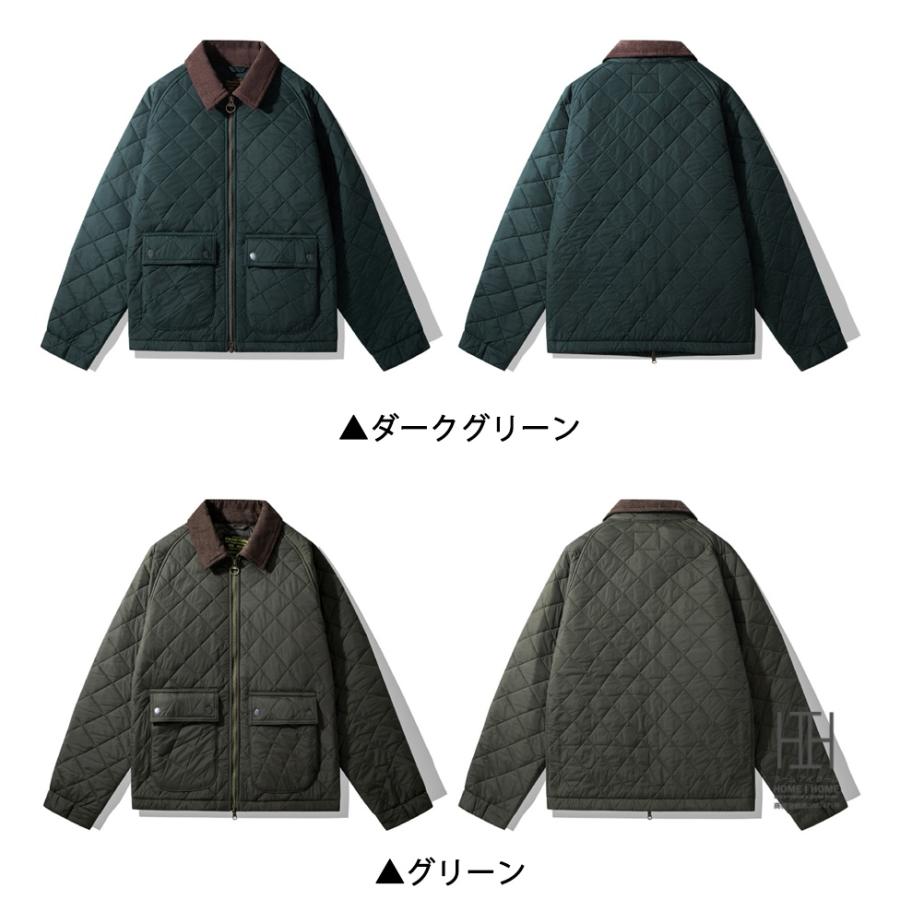 ホームアイホーム キルティング ジャケット 中綿コート メンズ