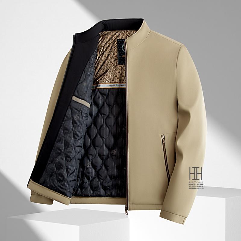 ホームアイホーム 中綿コート 中綿ジャケット メンズ スタンドカラー