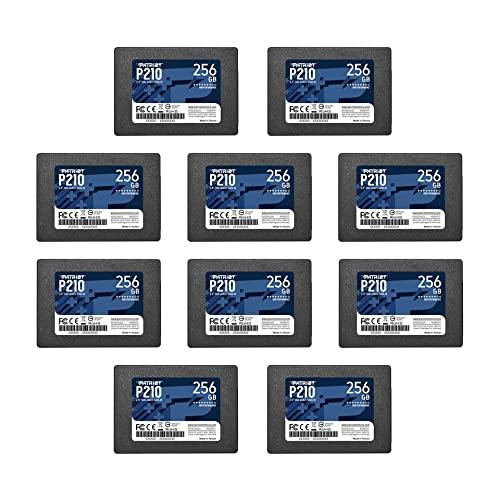 国内在庫】 Patriot Pack， 10 P210 SATA P210 3 256GB State SSD 2.5