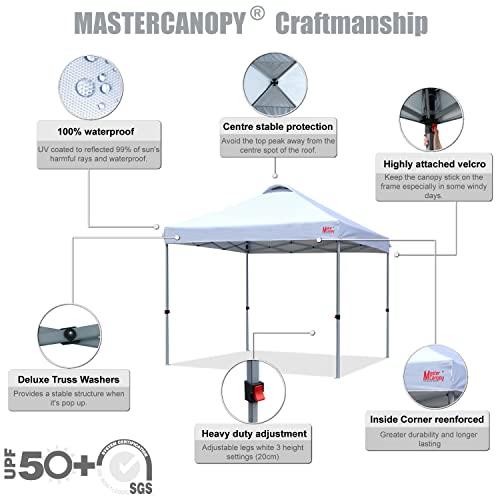 マスターキャノピー（MASTERCANOPY）ワンタッチタープテント 2M/2.5M/3M 三段階 3m 23cm