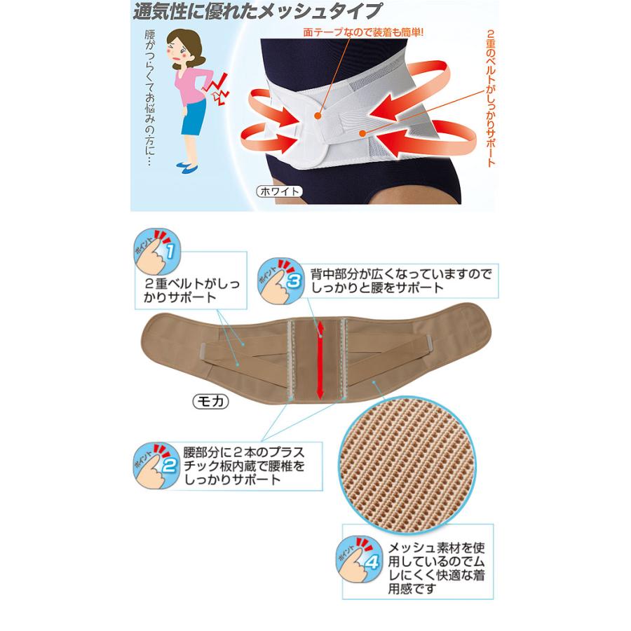 サポーター腰 コルセット 骨盤 二重 2重 幅広ベルト 腰サポート 姿勢
