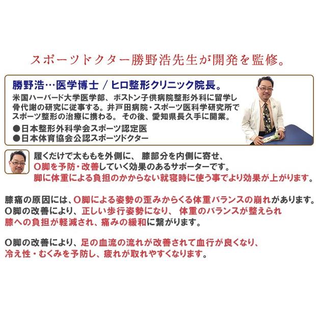 薄手 膝サポーター ひざの痛み 脚の疲れ むくみ解消 着圧サポーター 日本製 膝痛 勝野式夜用ひざサポーター メール便可 ジャストパートナー Yahoo 店 通販 Yahoo ショッピング