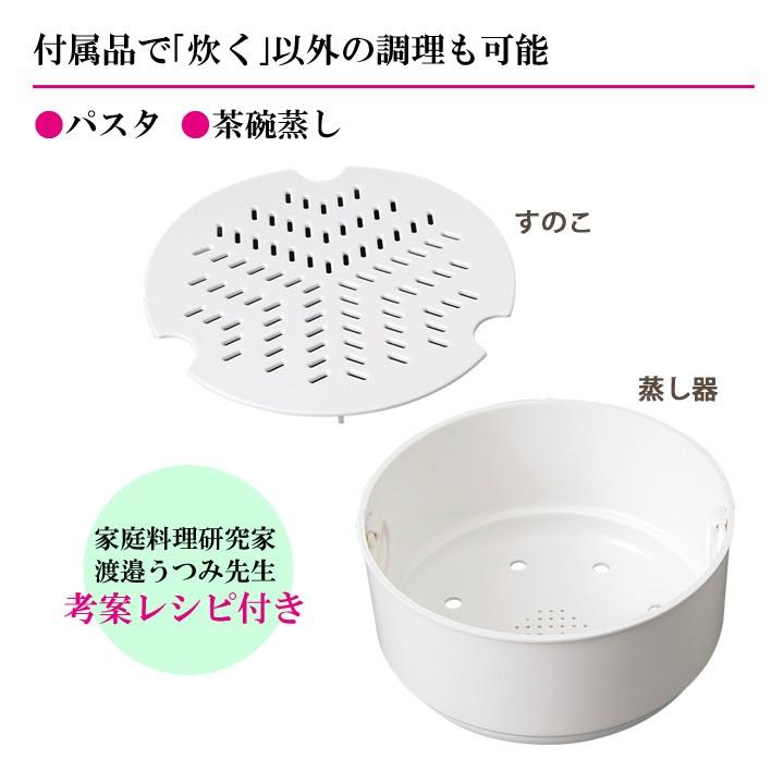 電子レンジ用炊飯器 国産 炊飯器 電子レンジ ごはん鍋 0.5合 1合炊き 2