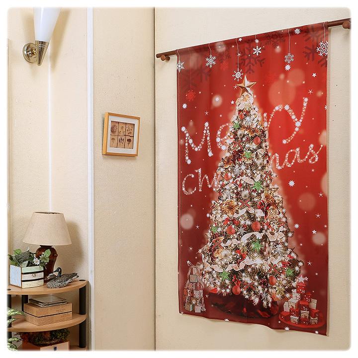 クリスマス タペストリー 85×150cm 在庫限り クリスマスツリー 日本製