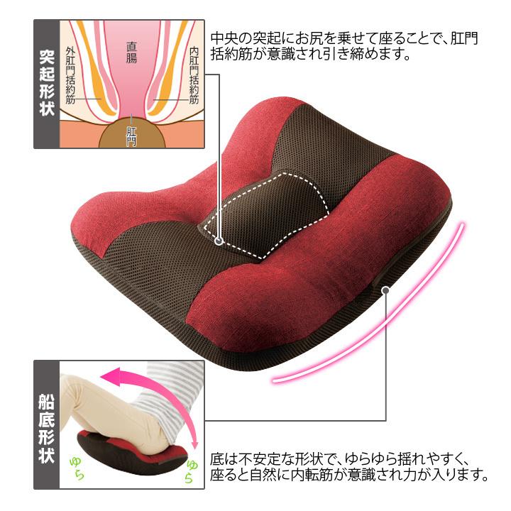 健康クッション 失禁 失便 モレの悩み 肛門括約筋 鍛える ながら運動 簡単 座る 揺れる 骨盤底筋体操 医学博士監修 骨盤底筋 モレトレ美クス ジャストパートナー Yahoo 店 通販 Yahoo ショッピング