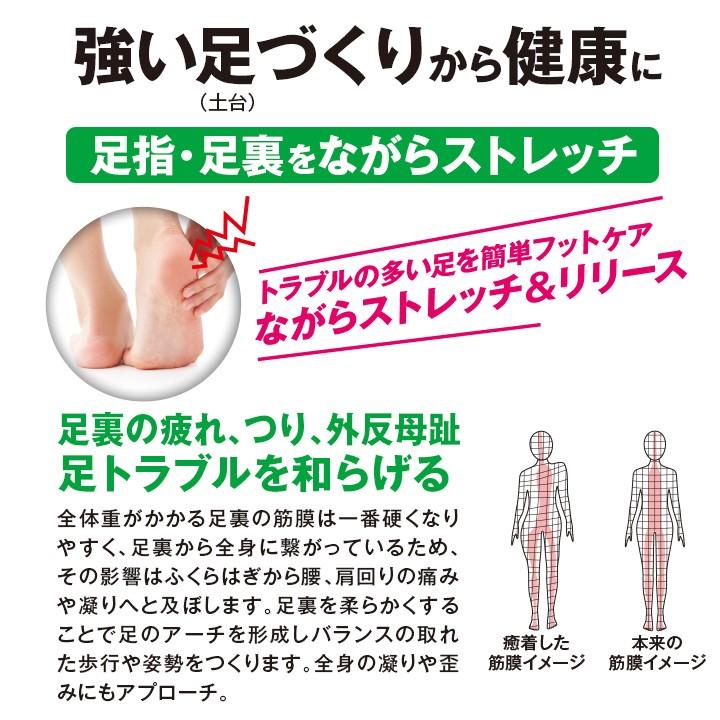 ストレッチ 健康器具 バンド 脚 足 5本指 足指 足裏 足の甲 負荷 足のトラブル 足の疲れ 外反母趾 ながらストレッチ ソールストレッチバンド ジャストパートナー Yahoo 店 通販 Yahoo ショッピング