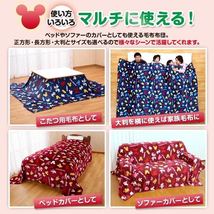 大判長方形】 220×280 毛布 家族毛布 こたつ毛布 布団 中掛け ベッド