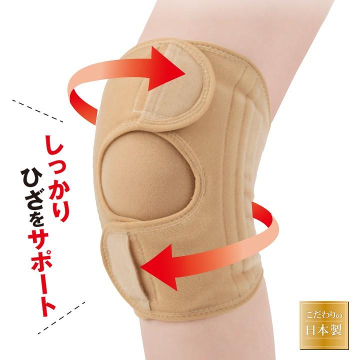 膝サポーター サポーター ひざ サポート 楽ちん装着 スパイラルボーン ひざ関節 ひざの悩み 綿混 日本製 接骨院の先生が監修した膝サポーター 1枚 メール便可 ジャストパートナー Yahoo 店 通販 Yahoo ショッピング