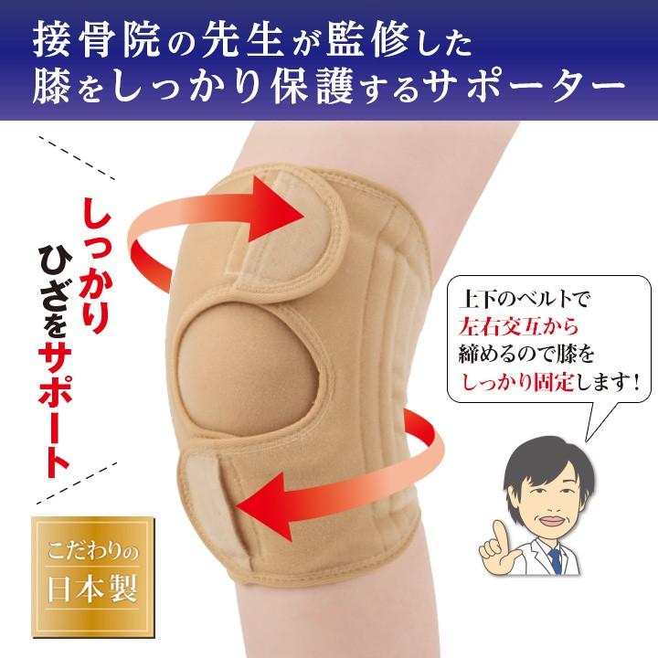 膝サポーター サポーター ひざ サポート 楽ちん装着 スパイラルボーン ひざ関節 ひざの悩み 綿混 日本製 接骨院の先生が監修した膝サポーター 1枚 メール便可 ジャストパートナー Yahoo 店 通販 Yahoo ショッピング