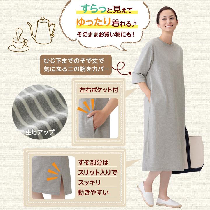 タグ付き　FENNEL 上品　ワンピース 五分袖　着痩せ 1432919_info_20220801_133907_9