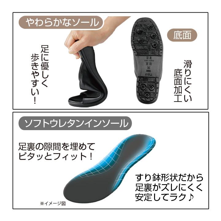 レディース 婦人 サンダル 外履き 内履き ソフトタッチ 歩きやすい 4E