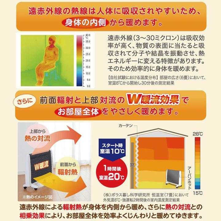 家電 暖房器具 クリーン暖房 パネルヒーター 火を使わない 乾燥し