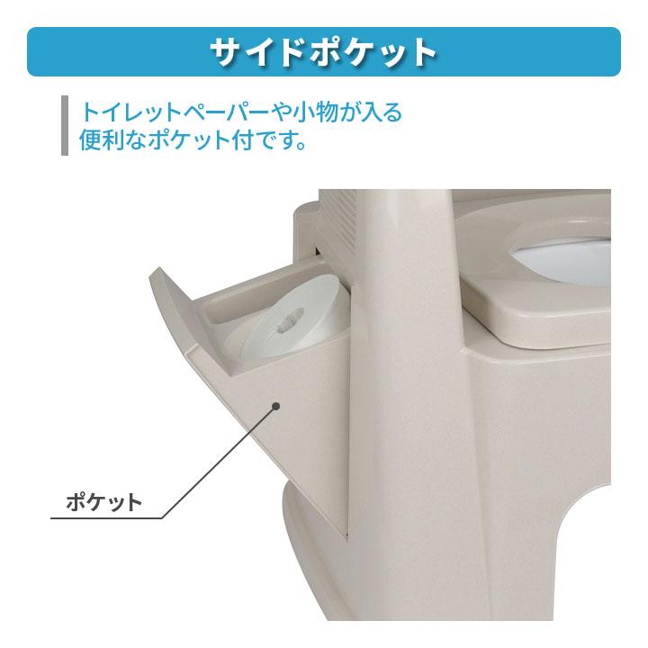 介護用品 簡易トイレ 介護用トイレ 非常用 バケツ付 介護 排泄用品