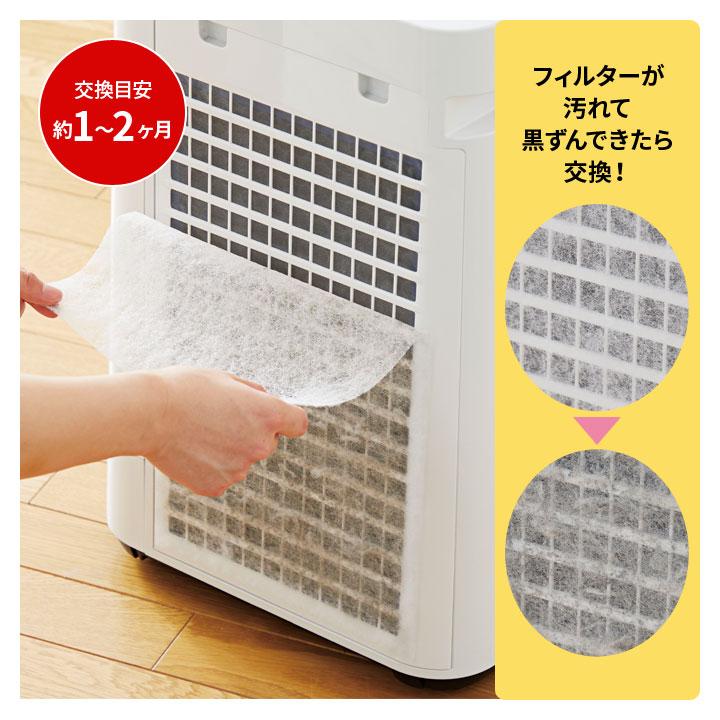 便利 お掃除グッズ 不織布フィルター ホコリ 埃 汚れ 使い捨て 貼る