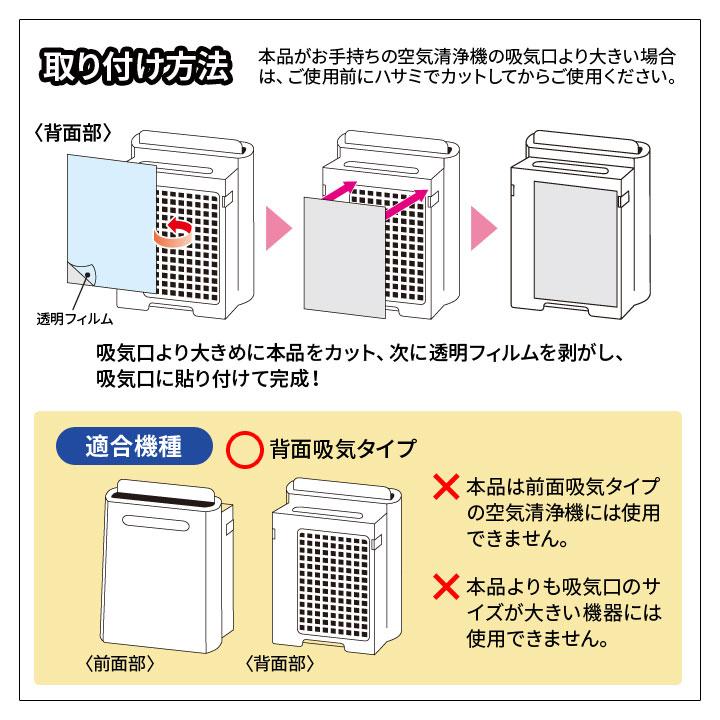 便利 お掃除グッズ 不織布フィルター ホコリ 埃 汚れ 使い捨て 貼る