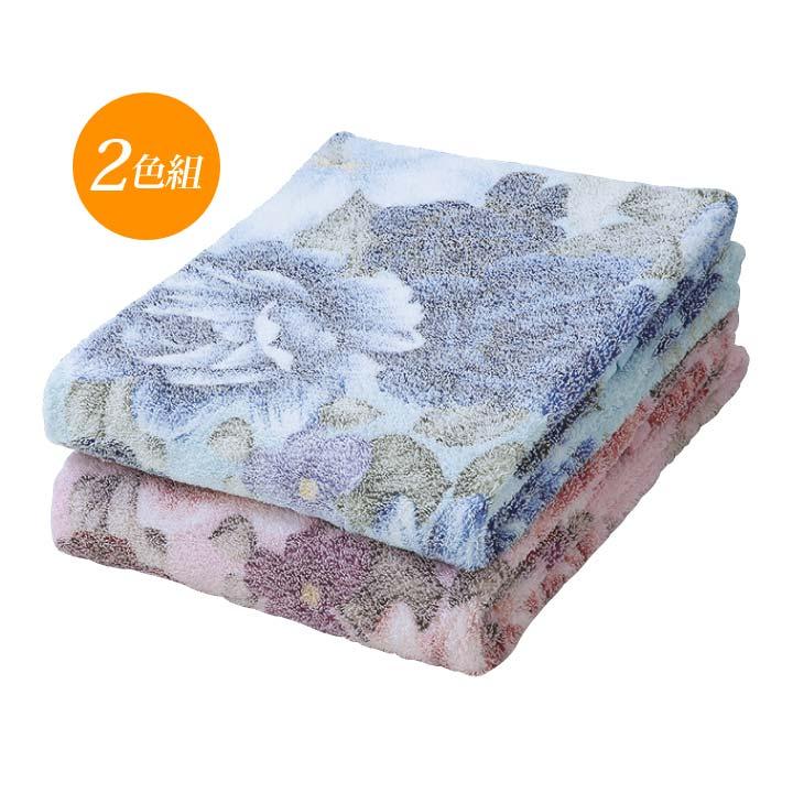 高品質 寝具 シングル タオルケット 肌掛け ケット ローズ 薔薇柄