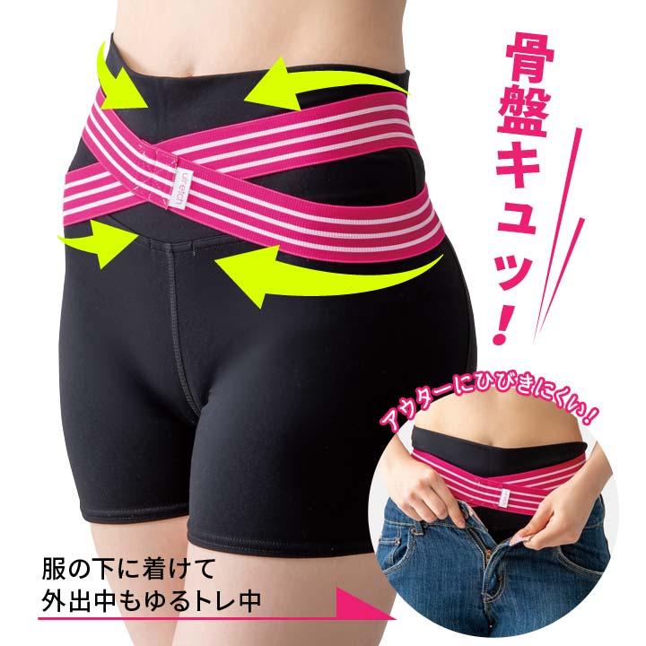 骨盤ベルト 骨盤 ゆがみ ゆるみ 矯正 腰痛 骨盤矯正 ゴム ベルト