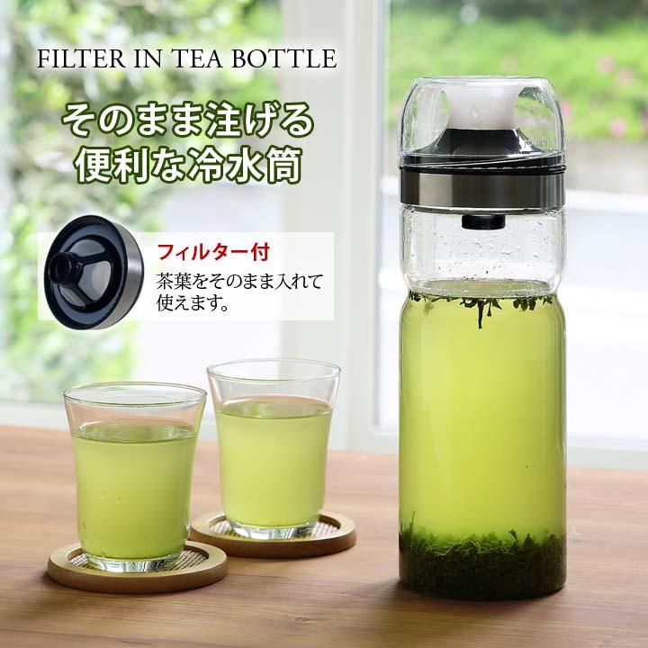 便利 冷水筒 フィルター付 茶葉 麦茶 お茶 紅茶 ポット ピッチャー