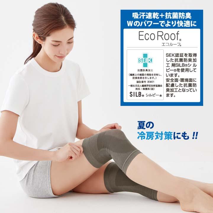 さらさら爽快ひざサポーター2枚入 日本製 膝 テーピング編み メッシュ