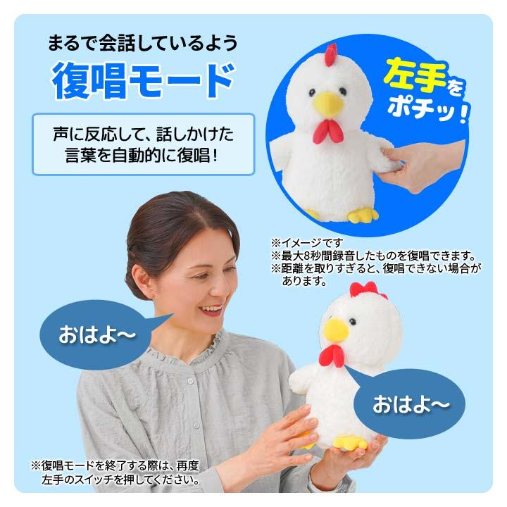 音声認識 人形 ぬいぐるみ おしゃべり 会話 復唱 健康 体操 ラジオ体操