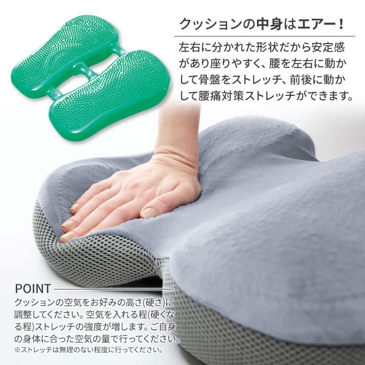 健康 ながらエクサ エアー クッション マルチクッション ストレッチ