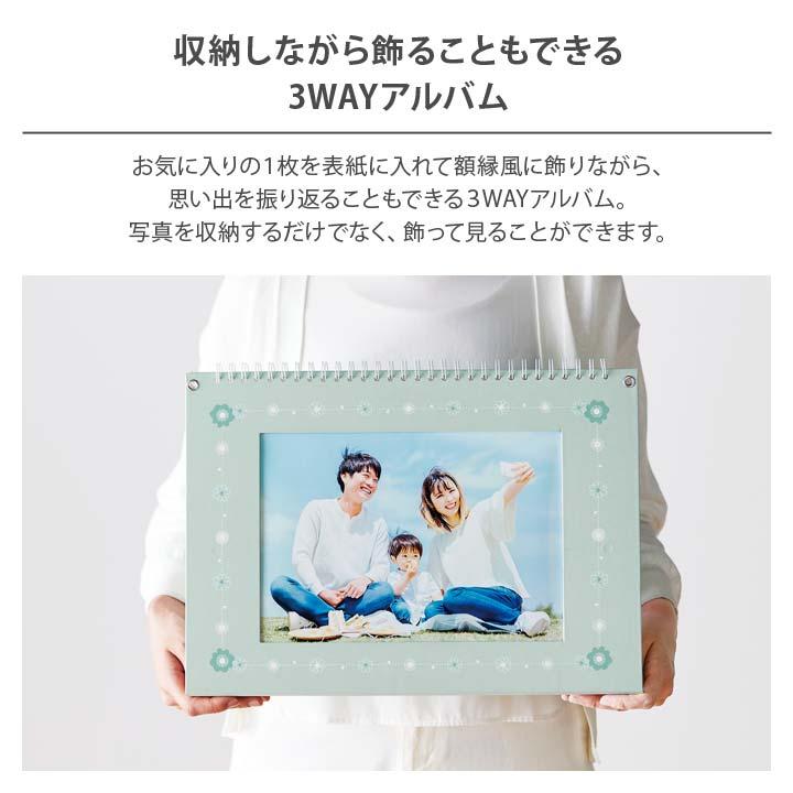 収納グッズ フォルダー 飾る 保管 ポケット A4 B4 8つ切り 絵 写真