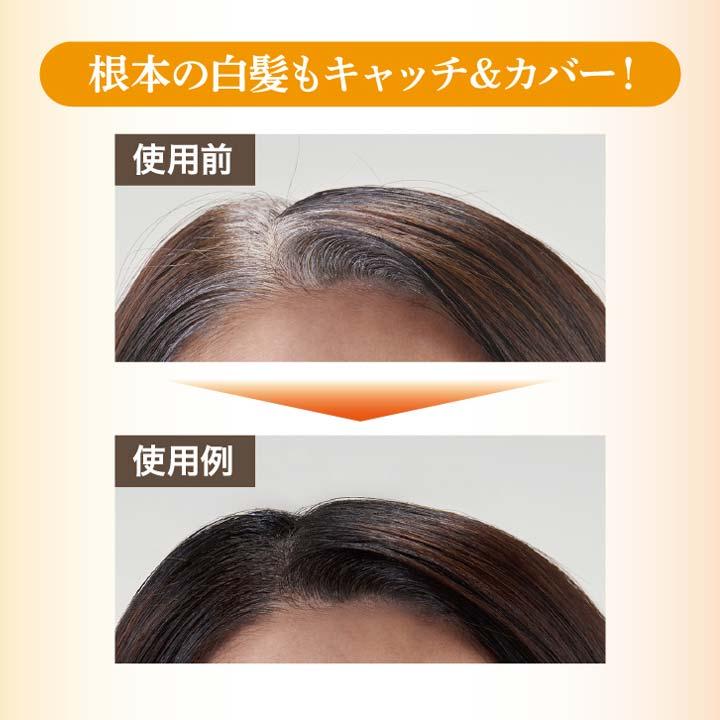 日本製 白髪染め 部分染め ダークブラウン 隠す 白髪 薄毛 男女兼用