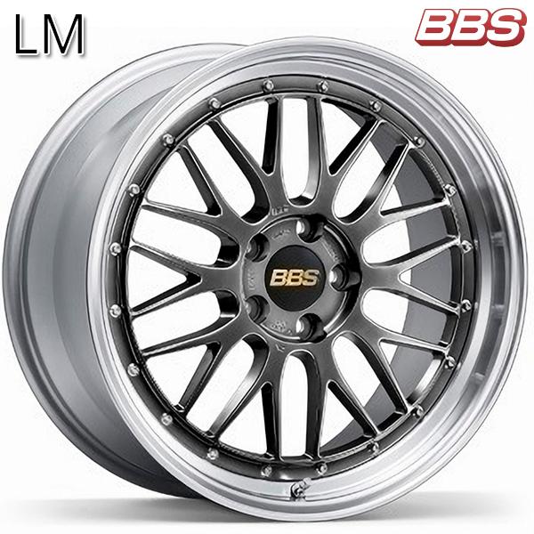 BBS - LM 【LM413】 18in 8.5J 5H112 +35 金剛石黒いことXリム/シルバーダイヤカット(DB-SLD) 軽銀銀輪単品 1本 4本以上貨物輸送無料