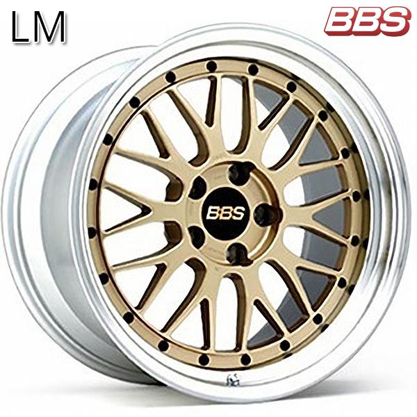 BBS LM 【LM282】 19インチ 11.0J 5H130 +50 ゴールドXリム/シルバーダイヤカット(GL-SLD) アルミホイール単品 1本 4本以上送料無料