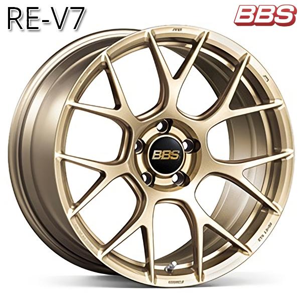 BBS RE-V7 【RE-V7005】 18インチ 7.5J 5H112 +48 ゴールド(GL) アルミホイール単品 4本セット 送料無料