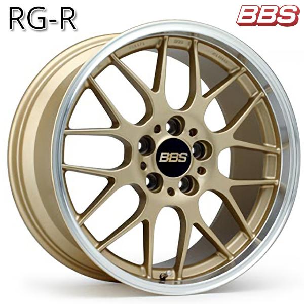 BBS - RG-R 【RG782】 18in 8.5J 5H114.3 +43 ゴールドダイヤカット(GLD) 軽銀車輪単品 4本仕掛ける 貨物輸送無料 タイヤ、ホイール-自動車-車、バイク、自転車