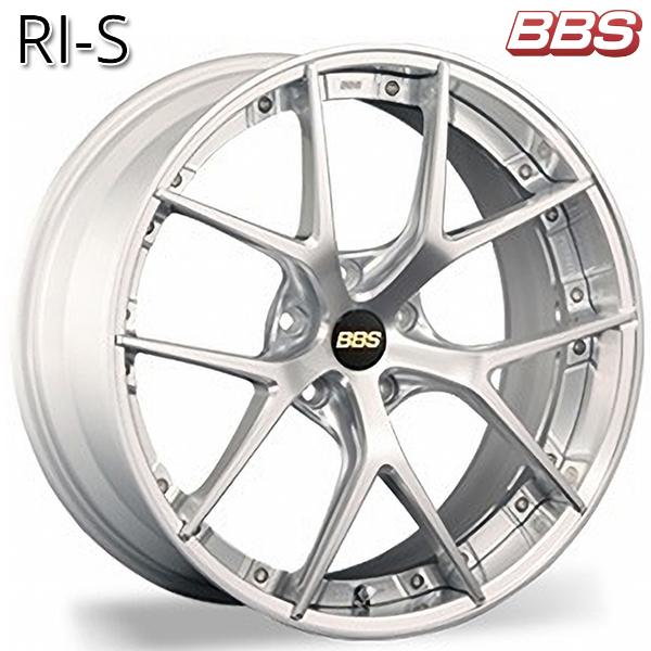 BBS RI-S 【RI-S005】 20インチ 8.5J 5H112 +22 ダイヤモンドシルバーXリム/シルバーダイヤカット(DS-SLD) アルミホイール単品 1本 4本以上送料無料｜justparts