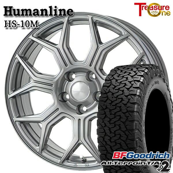 2月11日最大11倍 サマータイヤ ホイール4本セット 215/65R16インチ 5H100 ヒューマンライン HS10M DG BF グッドリッチ オールテレーン T/A KO2