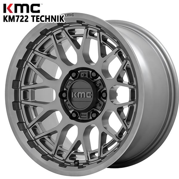 KMC KM722 TECHNIK 20インチ 9.0J 5H150 +18 ANTHRACITE アルミホイール単品 1本 4本以上送料無料