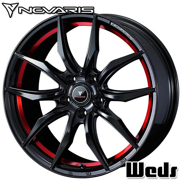 18インチ 8.0J 5H114.3 +42 Weds ウェッズ ノヴァリス ローグ VF アルミホイール単品 1本