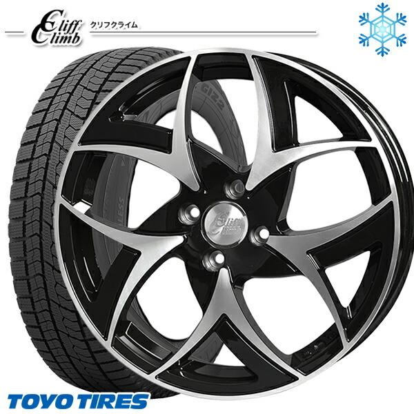 175/60R16インチ TOYO OBSERVE GIZ2 トーヨー オブザーブ ギズ2 4H100 スタッドレスタイヤホイール4本セット クリフクライム TC05