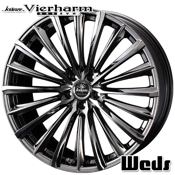 WEDS - 21in 9.0J 5H114.3 +35 Weds ウェッズ クレンツェ ヴィルハーム 225 EVO 軽銀車輪単品 1本 アルミホイール-タイヤ、ホイール-車、バイク、自転車