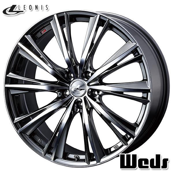 Weds LEONIS ウェッズ レオニス WX 18インチ 7.0J 5H114.3 +53 BMCMC アルミホイール単品 4本セット 送料無料