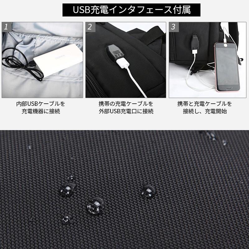 OZUKOリュックサック ビジネスバッグ ノートPC タブレット収納 カバン