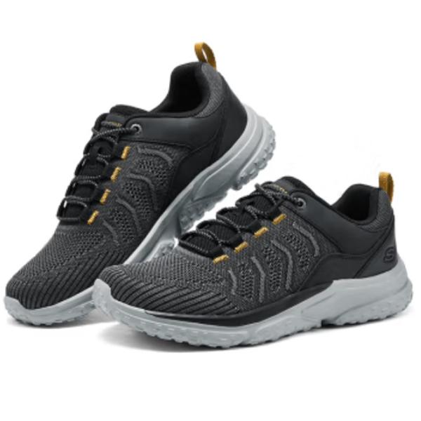 SKECHERS（スケッチャーズ） スニーカー メンズ 新作 ウォーキング ランニング シューズ 40代 50代 ブラック 白 靴 人気 履き ...