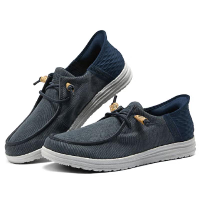 SKECHERS（スケッチャーズ） ハンズフリー メンズ スリッポン 立った