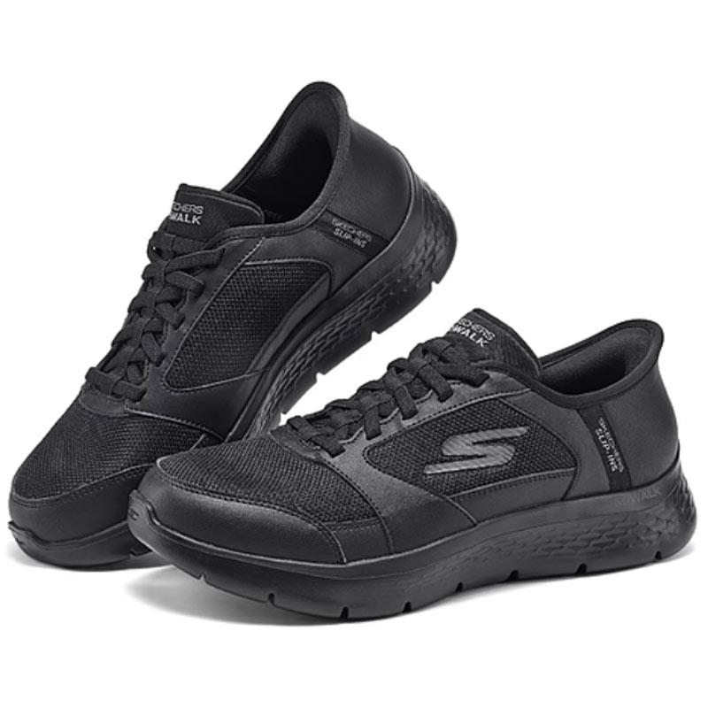 SKECHERS（スケッチャーズ） スリップイン メンズ 黒 靴 スリッポン