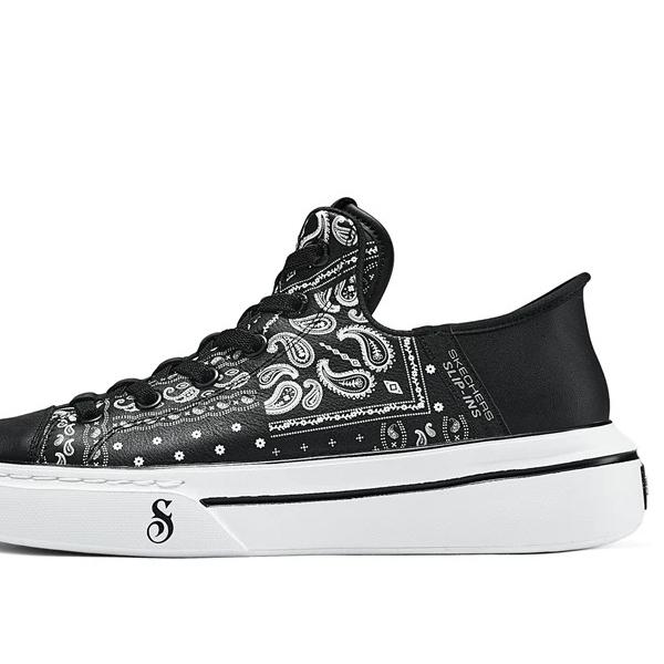 SKECHERS（スケッチャーズ） スリップイン メンズ 黒 靴 立ったまま