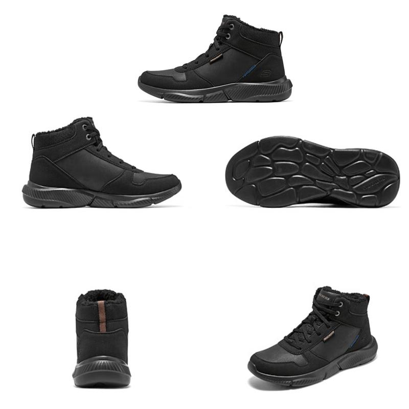 SKECHERS スケッチャーズ スニーカー メンズ 黒 ハイカット SKECHERS スケッチャーズ スニーカー メンズ 黒 ハイカット