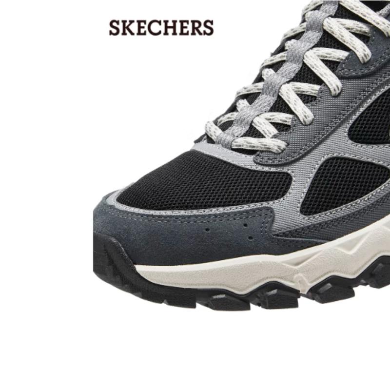 SKECHERS（スケッチャーズ） スニーカー メンズ 黒 厚底 軽量 