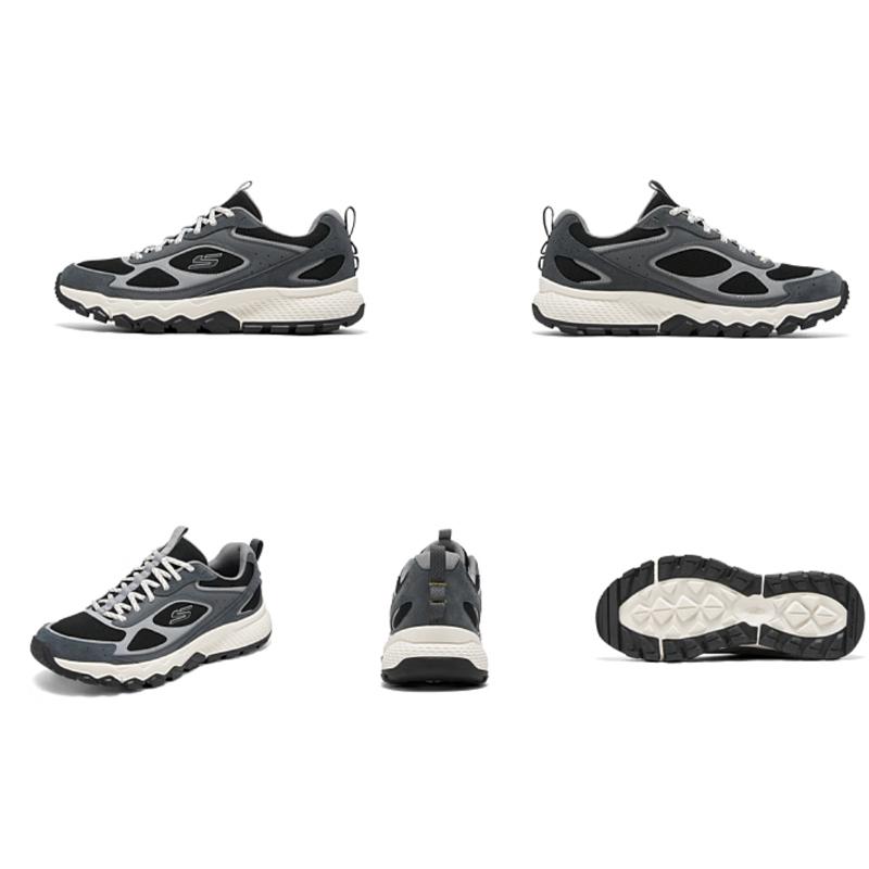 SKECHERS（スケッチャーズ） スニーカー メンズ 黒 厚底 軽量