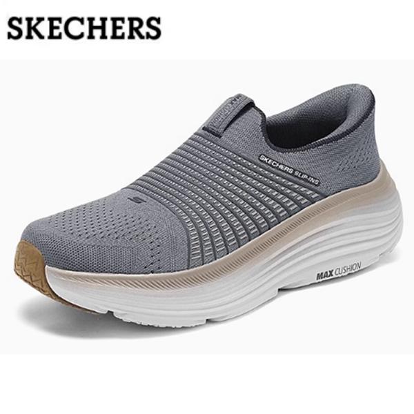 SKECHERS（スケッチャーズ） スリップインズ メンズ 厚底スリッポン 手