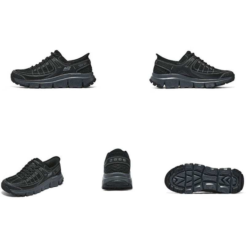SKECHERS（スケッチャーズ） スニーカー メンズ 滑りにくい靴 黒